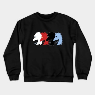 Horsemen Horse Emblem (custom) - Death (backside) Crewneck Sweatshirt